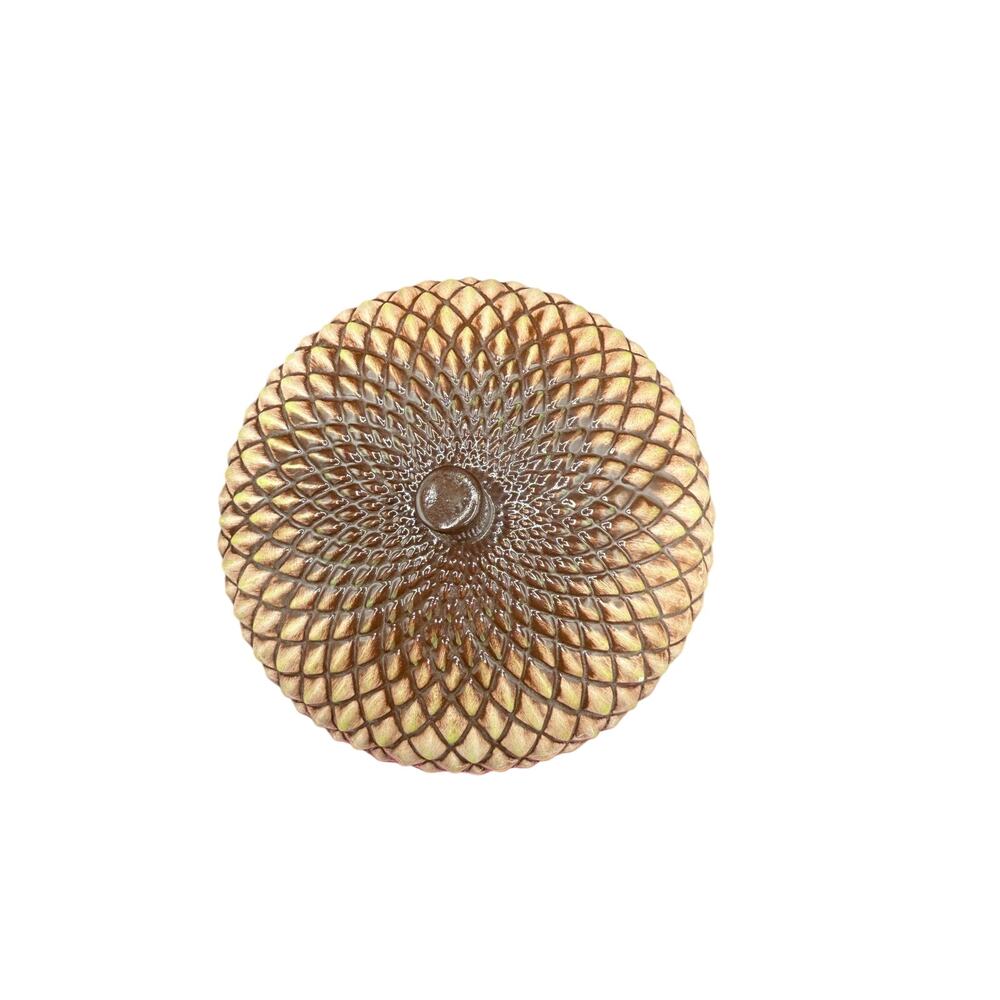🍁 VTG Style Ceramic Acorn Luminary Candle Holder Fall Cottagecore Decor signed - Picture 2 of 6